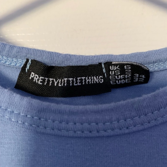 Blue cropped tee - Picture 2 of 3